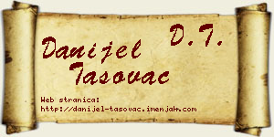 Danijel Tasovac vizit kartica